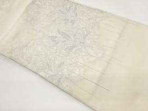 木々模様織出し名古屋帯